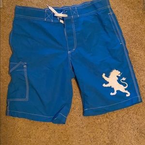 Express l Men’s Blue Swim Trunks